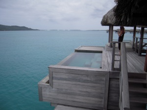 Otemanu over-water bungalow suite with plunge pool