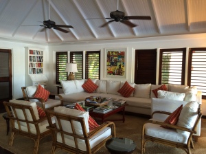 the common living room in our villa